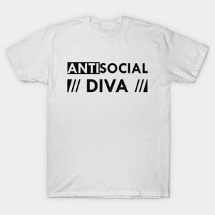 Antisocial Diva T-Shirt